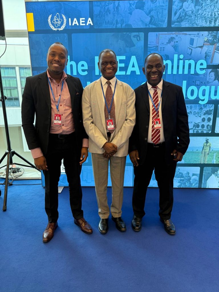 From left: Dr. Elias Melly, CEO National Cancer Institute of Kenya, Dr. Jackson Orem, Uganda Cancer Institute, and Dr. Diwani Misemo, Tanzania Ocean Road Cancer Institute