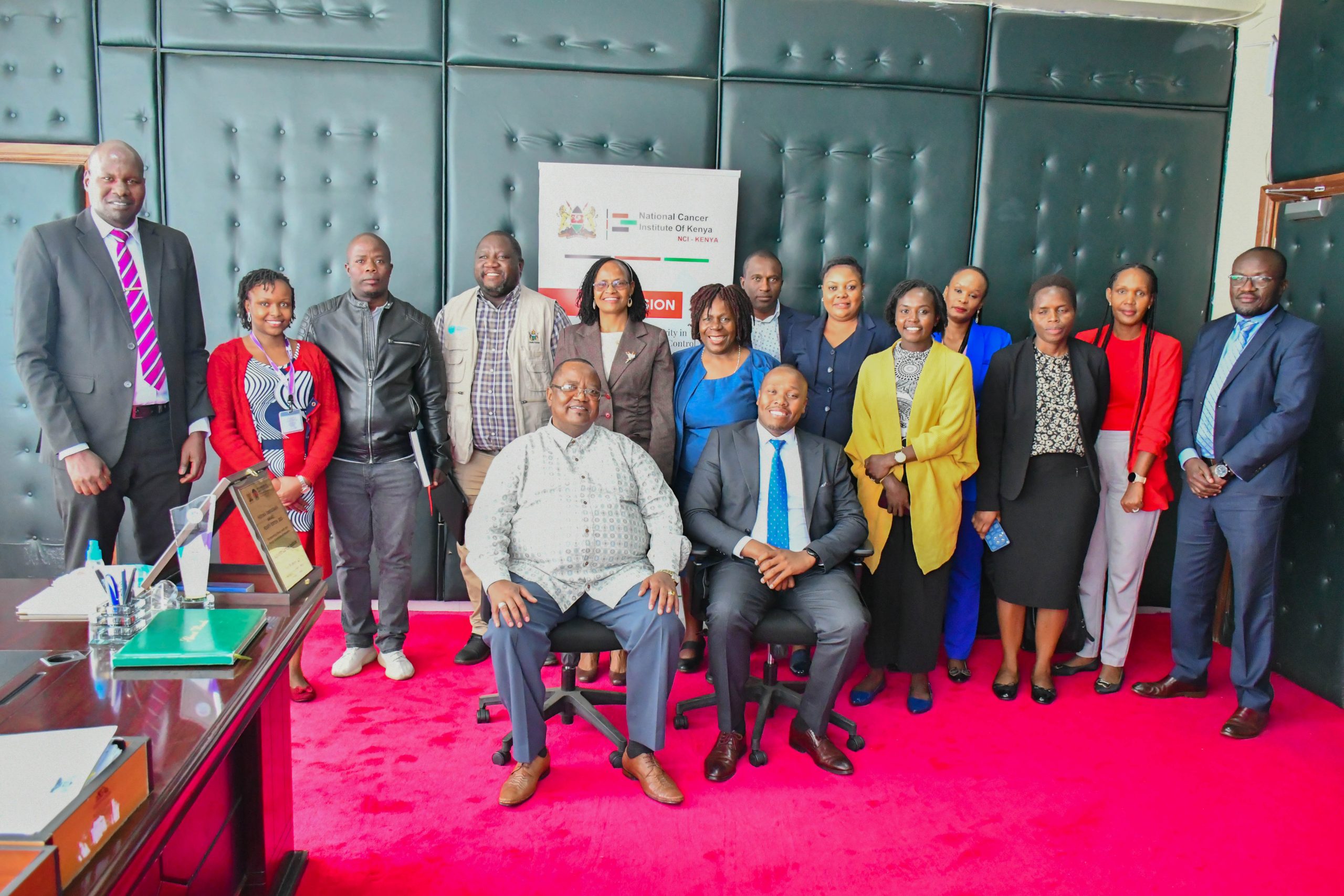 Zimbabwean Delegation Benchmarks at NCI-K to Establish their National Cancer Institute.